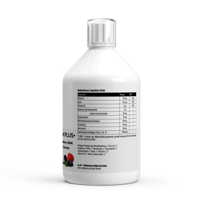 Kollagen Support PLUS+ Shots (1500 DA) - Wild Berry - 500ml